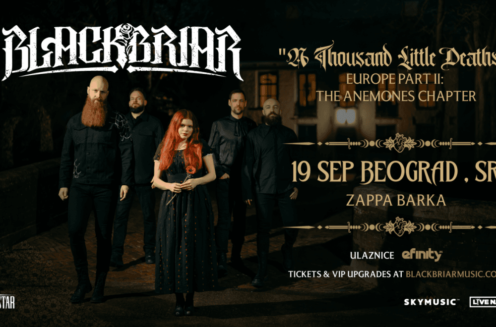 Simfonijski metal spektakl u Beogradu: Holandska senzacija Blackbriar stiže na Zappa Barku