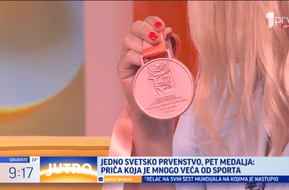Dunja osvojila pet medalja i ganula Srbiju: Prva predstavnica na SP za osobe sa Daunovim sindromom VIDEO