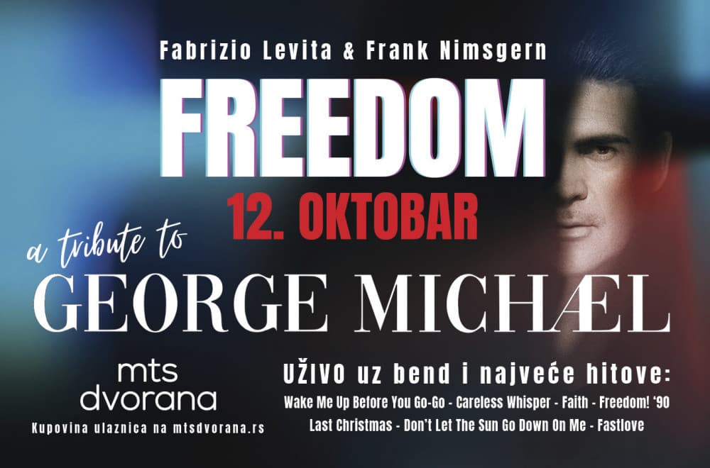 "Freedom" – Tribute koncert posvećen legendarnom Džordž Majklu u MTS Dvorani