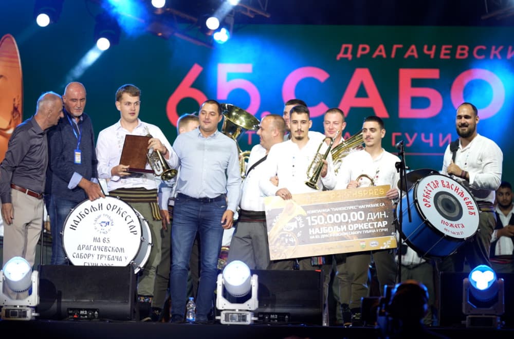Srbija ima novu zlatnu trubu: Vladimir Kuzmanović osvojio publiku u Guči, završen 65. Dragačevski sabor