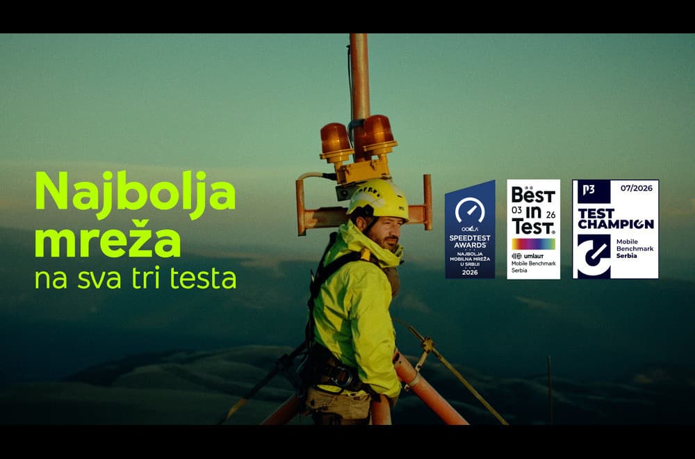 Yettel mreža - najbolja mobilna mreža u Srbiji na sva tri međunarodna testa