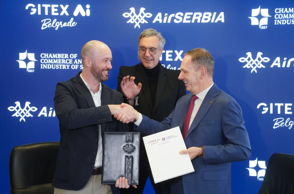 Er Srbija potpisala strateško partnerstvo sa manifestacijom GITEX AI Beograd