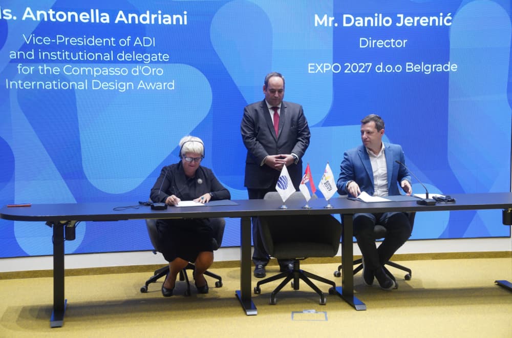 Potpisan ugovor o učešću italijanske Asocijacije za industrijski dizajn na EXPO 2027