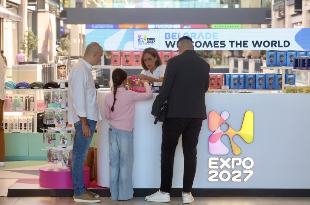 Otvorena EXPO 2027 prodavnica u Galeriji: U ponudi preko 200 proizvoda FOTO/VIDEO