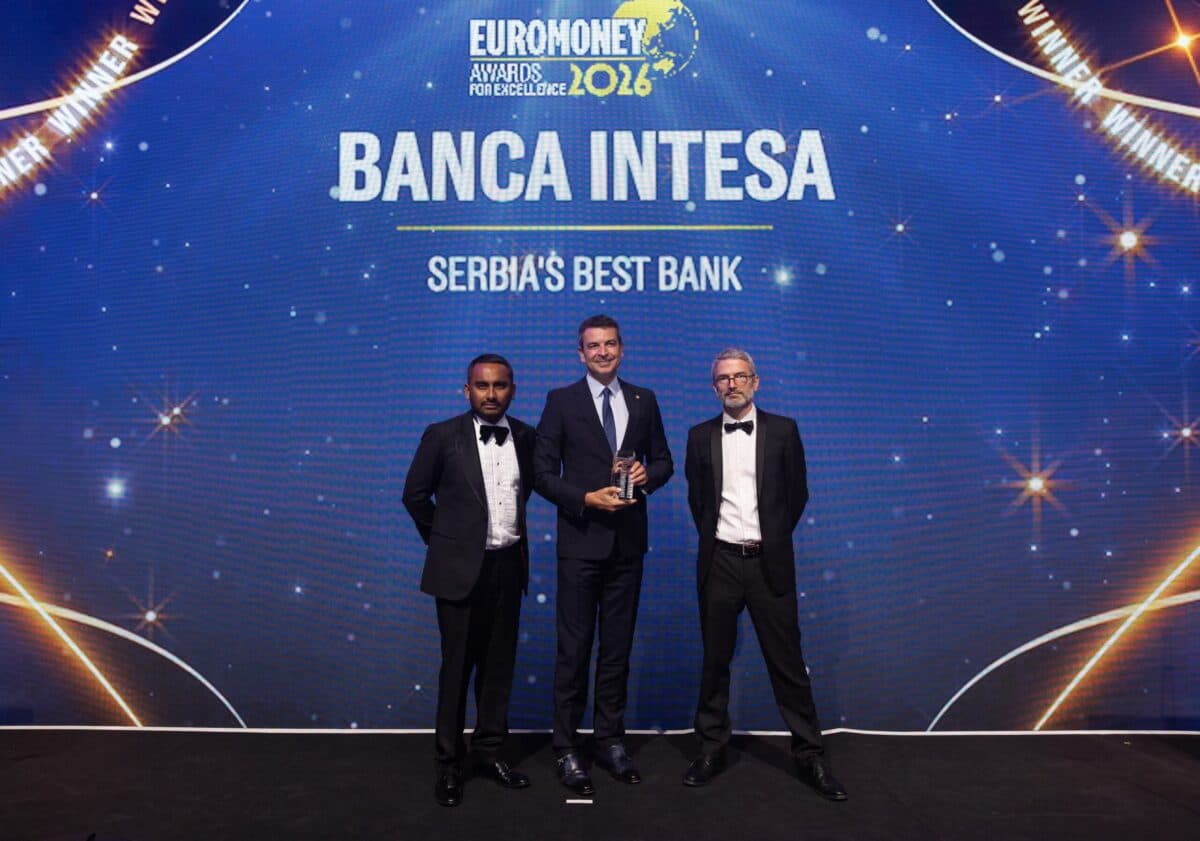 Euromoney dodelio nagrade za izvrsnost 2026: Banca Intesa i ove godine najbolja banka u Srbiji