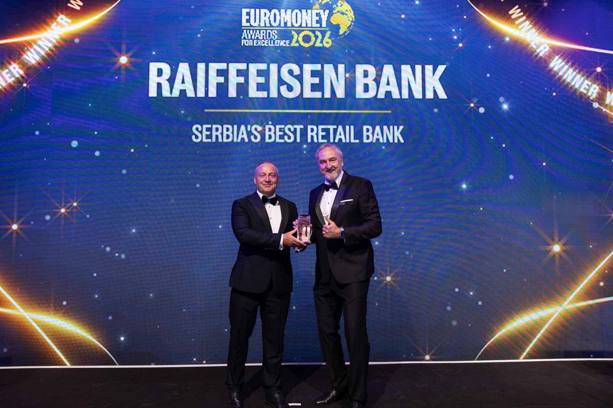 Euromoney: Raiffeisen je najbolja banka za stanovništvo u Srbiji