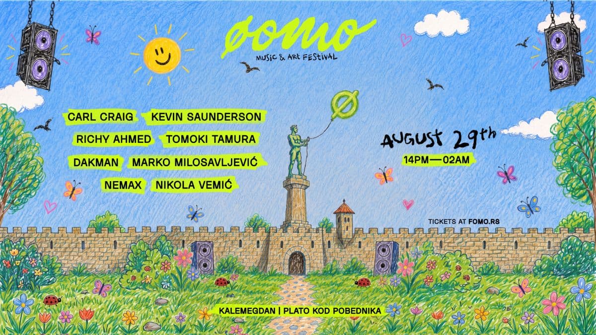 ФОМО MUSIC & ART FESTIVAL ovog vikenda na Kalemegdanu