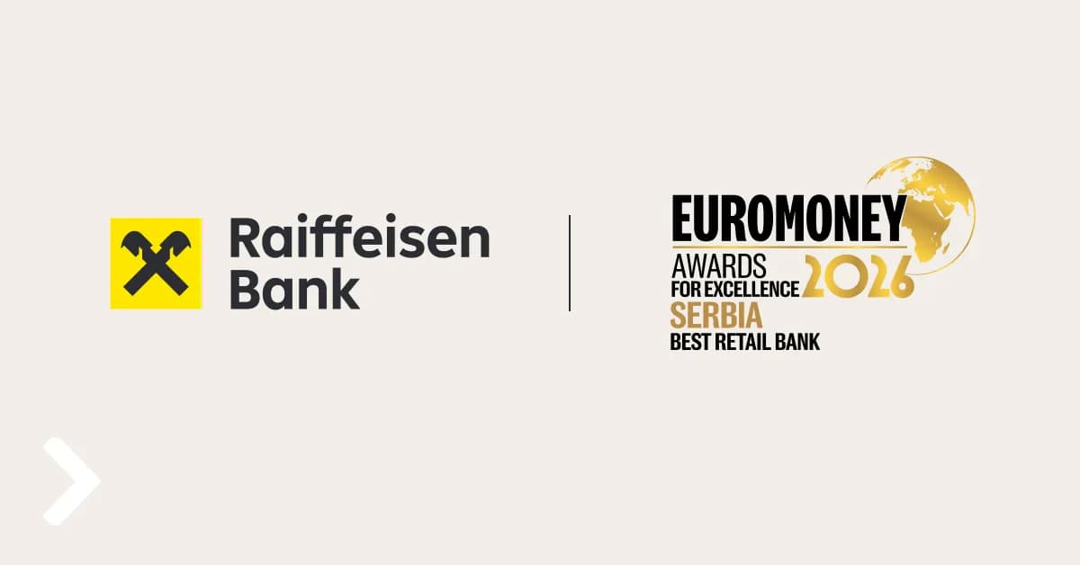 Euromoney: Raiffeisen je najbolja banka za stanovništvo u Srbiji