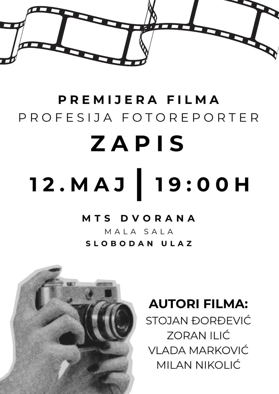 Premijera dokumentarca „Profesija reporter - Zapis“: Svedočenja fotografa čije fotografije su obilazile svet