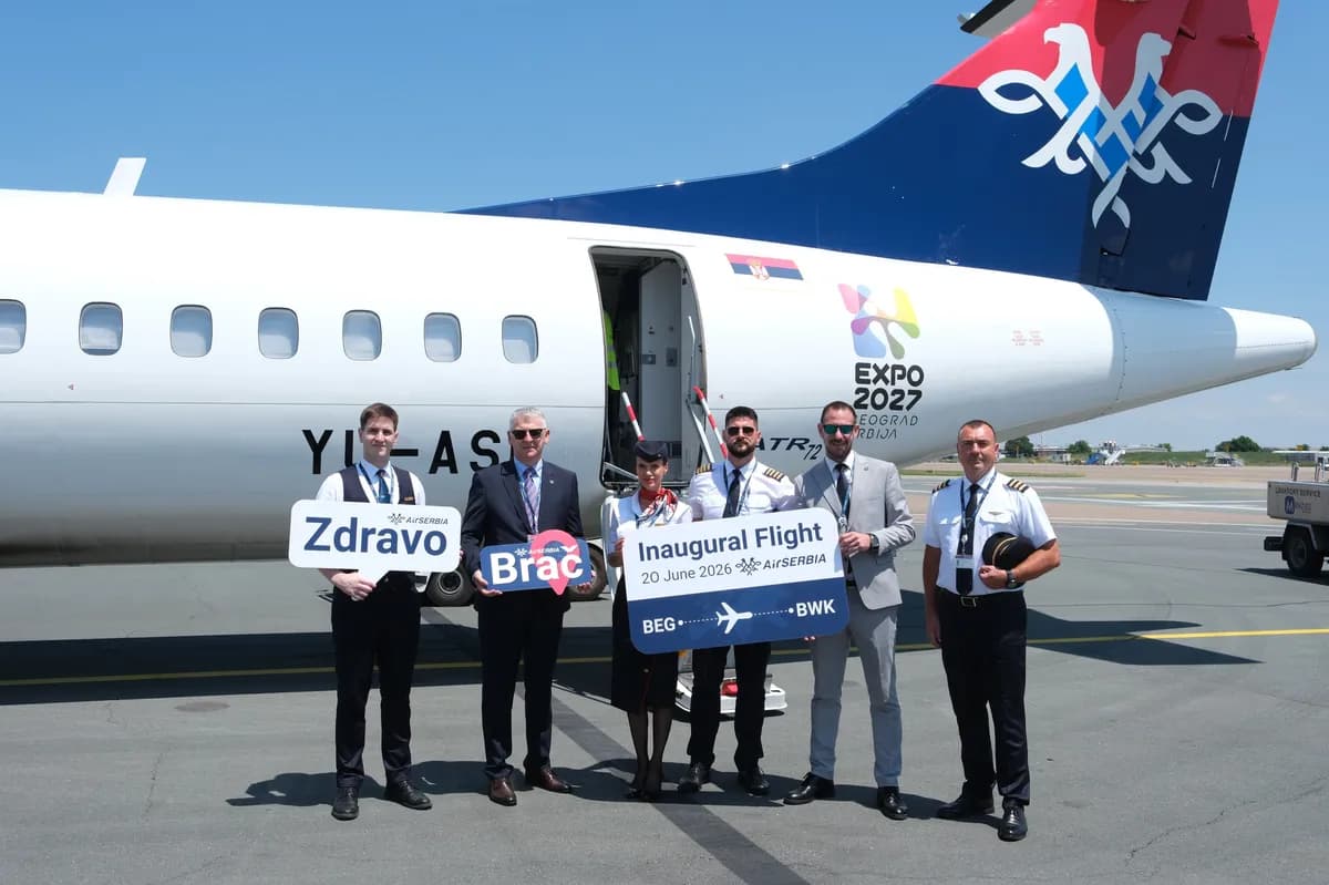 Er Srbija od danas leti za Brač