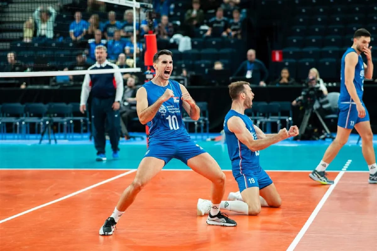 Odbojkaši Srbije pobedili Dansku, ponovo preokret posle 0:2