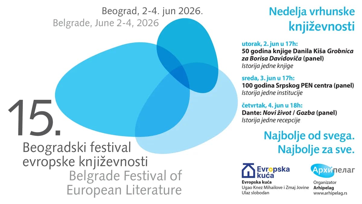 "Najbolje od svega. Najbolje za sve": Predstavljamo program jednog od najposećenijih kulturnih događaja - Beogradskog festivala evropske književnosti