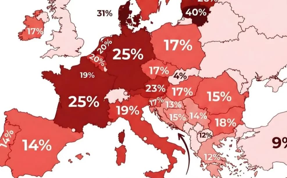 Ova mapa Evrope otkriva istinu o Srbiji: Evo gde ljudi najviše žive sami, a kod nas i posle 35. ostaju sa roditeljima