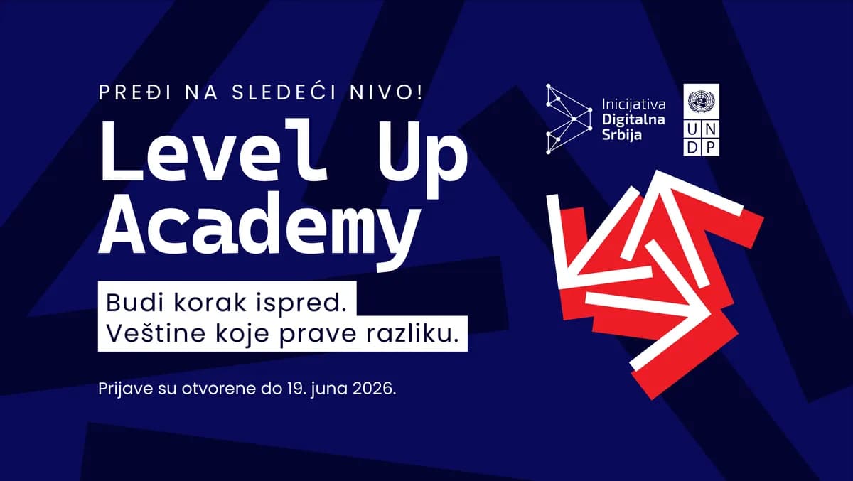 Level Up Academy - program za studentkinje i studente za razvoj veština budućnosti