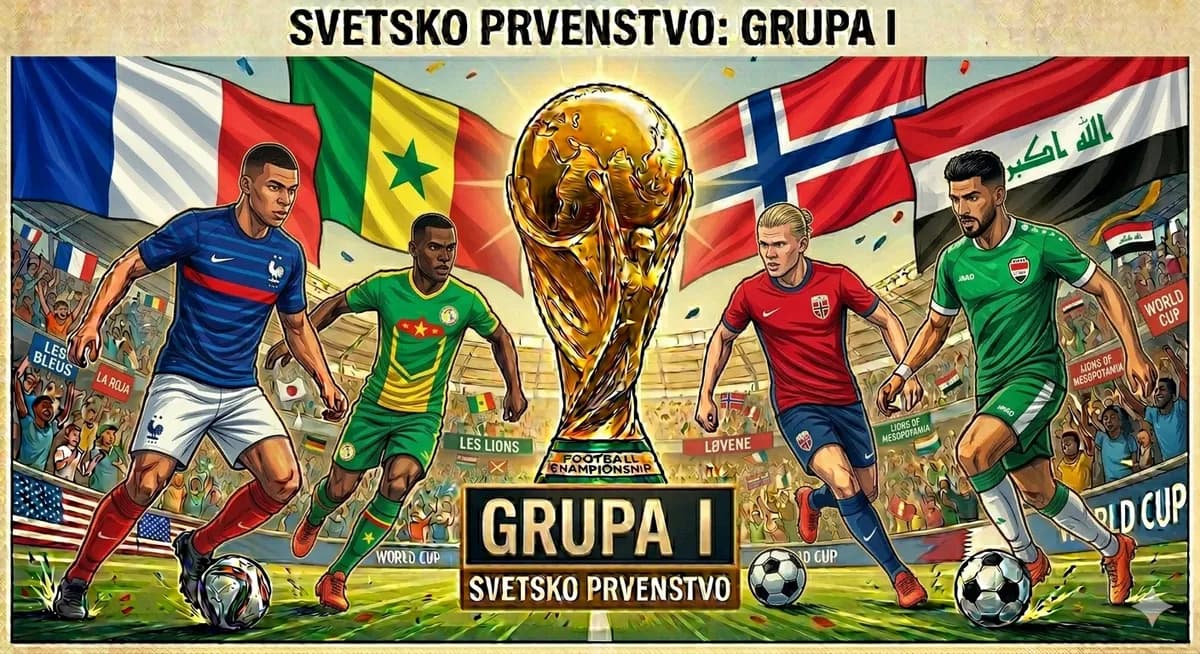 Grupa I Mundijala 2026: Francuska na "vikinge", Senegal sanja senzaciju, Irak autsajder