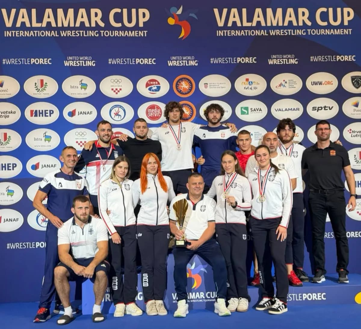 Srpski rvači osvojili pet medalja na Valamar kupu
